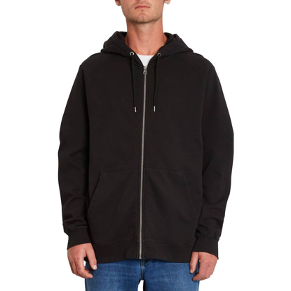 VOLCOM FA FREELEVEN ZIP HOODIE BLACK S