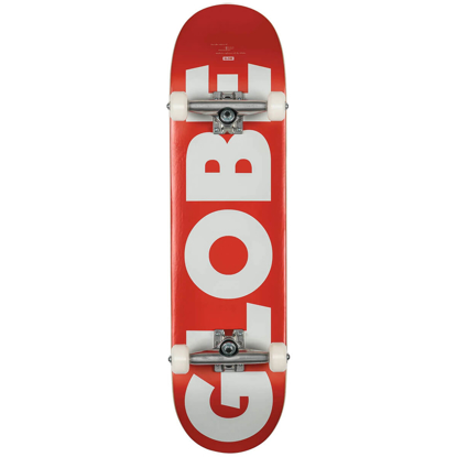 GLOBE G0 FUBAR 8.25 COMPLETE RED/WHITE 8.25"