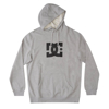 DC DC STAR HOODIE HEATHER GREY L