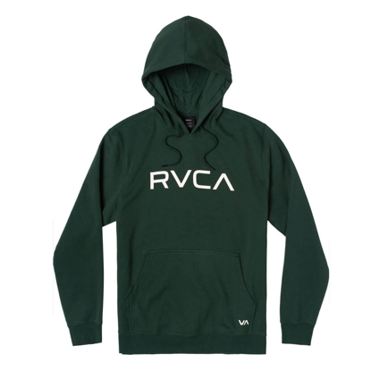 RVCA BIG RVCA HOODIE HUNTER GREEN L