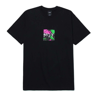 HUF GET A GRIP T-SHIRT BLACK L