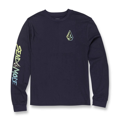 VOLCOM SEND MODE TECH LONGSLEEVE NAVY M