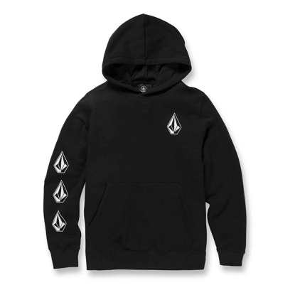 VOLCOM ICONIC STONE PULLOVER HOODIE BLACK M