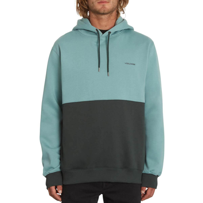 VOLCOM DIVIDED PULLOVER HOODIE FERN XS