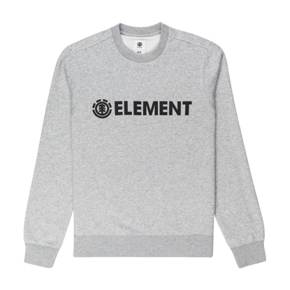 ELEMENT BLAZIN CREW PULLOVER GREY HEATHER M