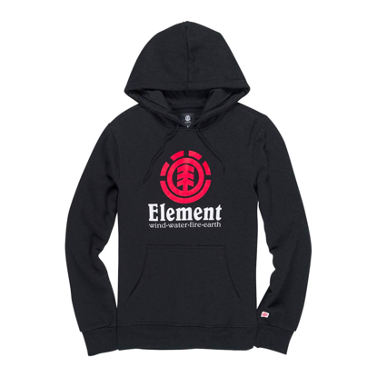 ELEMENT VERTICAL PULLOVER HOODIE FLINT BLACK M