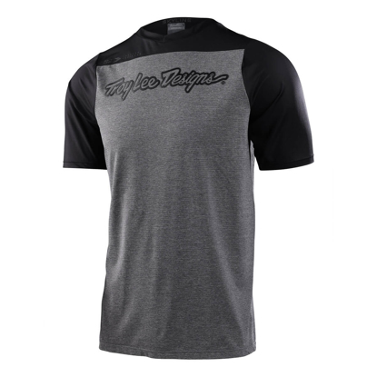 TROY LEE DESIGNS SKYLINE SS JERSEY SIGNATURE HEATHER GRAY / BLACK XL