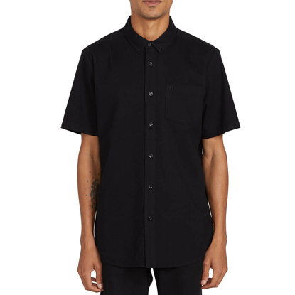 VOLCOM EVERETT OXFORD SS NEW BLACK L