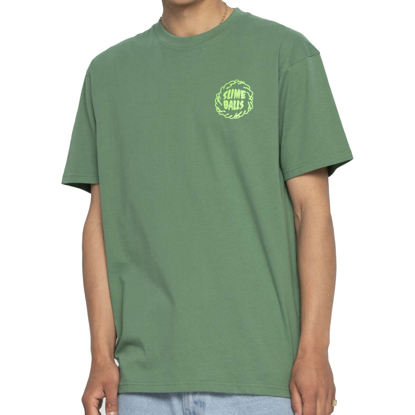 SANTA CRUZ MONO SPLAT T-SHIRT LEAF GREEN M