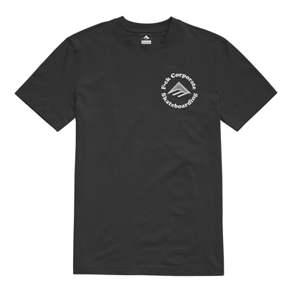 EMERICA EFF CORPORATE 2 T-SHIRT BLACK XL