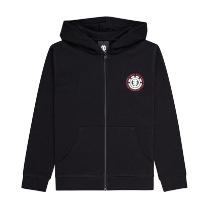 ELEMENT SEAL BP YOUTH ZIP HOODIE FLINT BLACK M/12