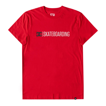 DC MINIMAL T-SHIRT RACING RED M