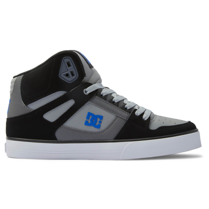 DC PURE HIGH-TOP WC BLACK/GREY/BLUE 43