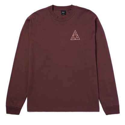 HUF HUF SET TT L/S T-SHIRT EGGPLANT M