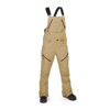 VOLCOM ELM STRETCH GORE BIB OVERALL DARK KHAKI M