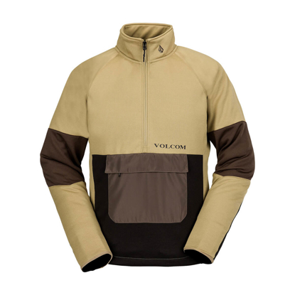 VOLCOM TECH FLEECE P/O DARK KHAKI M