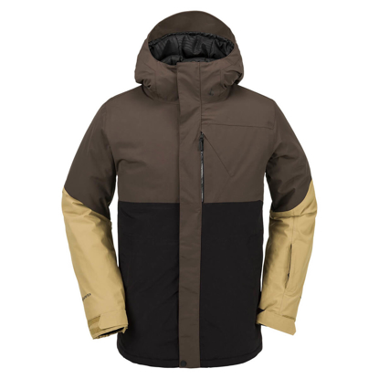 VOLCOM L INS GORE-TEX JACKET BROWN S