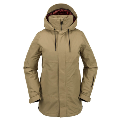 VOLCOM PAXSON 2L TDS INF PARKA W DARK KHAKI L