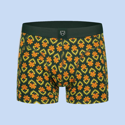 ADAM 70S FLOWERS BOXER BRIEFS ASSORTED L