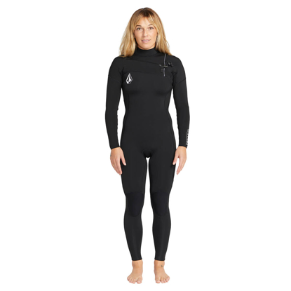 VOLCOM 4/3MM CHEST ZIP FULLSUIT W BLACK 6