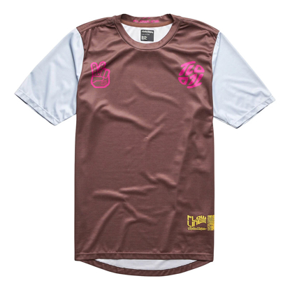 TROY LEE DESIGNS FLOWLINE SS JERSEY FLIPPED CHOCOLATE M