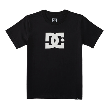 DC DC STAR T-SHIRT BOY BLACK M/12