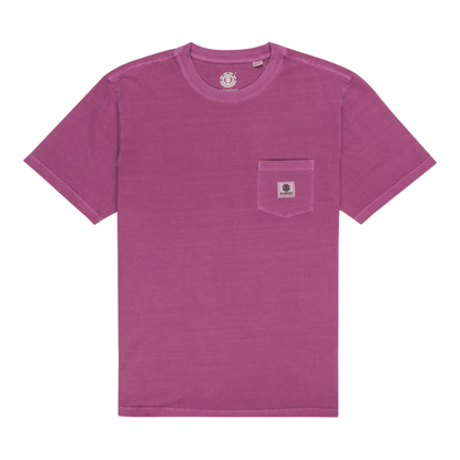 ELEMENT BASIC POCKET PIGMENT T-SHIRT DEEP ORCHID M