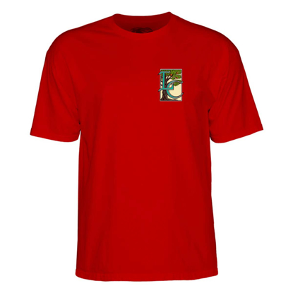 POWELL LANCE CONKLIN FACE T-SHIRT RED L