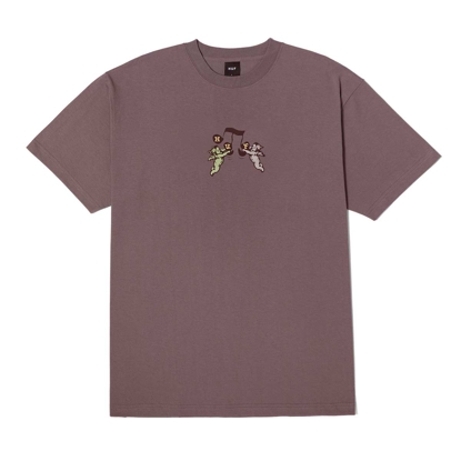 HUF SONG T-SHIRT LIGHT PLUM S