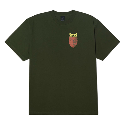 HUF RHYTHMS T-SHIRT HUNTER GREEN XL