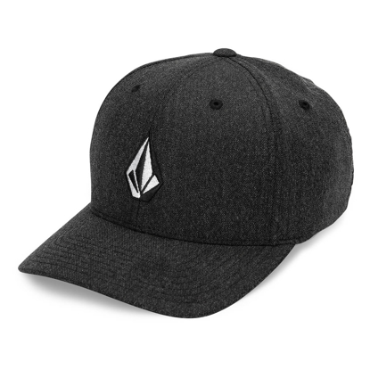 VOLCOM FULL STONE HTHR FLEXFIT HAT CHARCOAL HEATHER L/XL