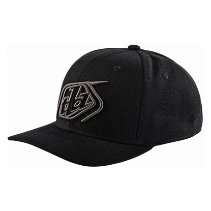 TROY LEE DESIGNS CROP CURVED SNAPBACK HAT BLACK / CHARCOAL UNI