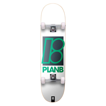 PLAN B TEAM POLO WHITE 8.25" COMPLETE 8.25"