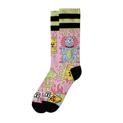 AMERICAN SOCKS RADIOACTIVE MID HIGH MULTI S/M