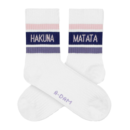 ADAM PURPLE HAKUNA QUARTER SOCKS ASSORTED 36-40