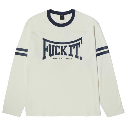 HUF EXETER L/S FOOTBALL SHIRT LINEN M