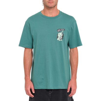 VOLCOM SANTI STONED BSC T-SHIRT SEA GREEN S