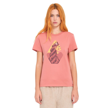 VOLCOM RADICAL DAZE T-SHIRT MAUVE ROSE XS