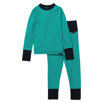 BURTON KIDS' AND TODDLERS' MERINO WOOL SET REGAL TEAL 5T