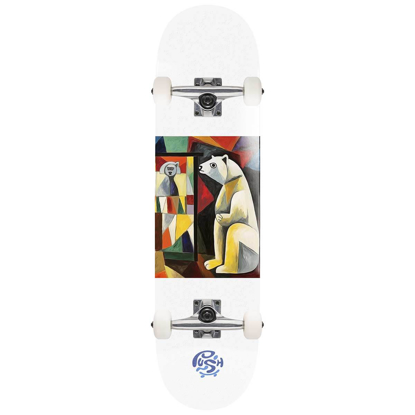 PUSH SKATEBOARDING CANADA MLSL 8.0" COMPLETE WHITE 8.0"