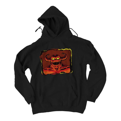 TOY MACHINE LAUGHING MONSTER PULLOVER HOODIE BLACK M