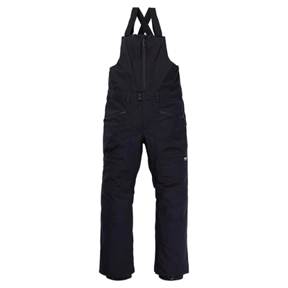 BURTON RESERVE BIB PANTS TRUE BLACK S