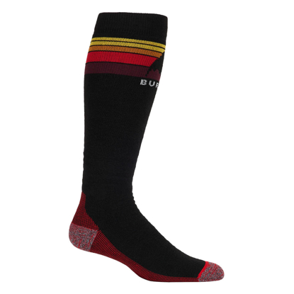 BURTON MEN'S EMBLEM MIDWEIGHT SOCK TRUE BLACK L