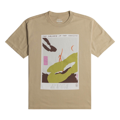 RVCA GABRIELLE MONCEAUX SS TEE KHAKI M