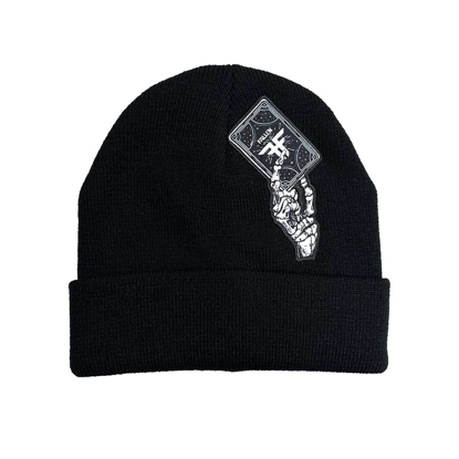 FALLEN DEATH'S EMBRACE BEANIE BLACK /
WHITE UNI