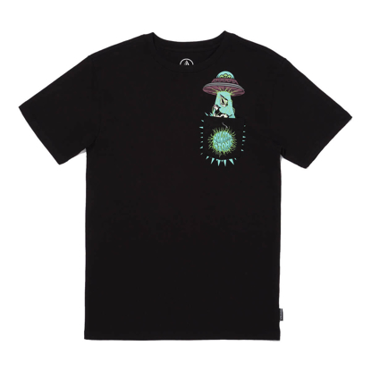 VOLCOM UDDER SPACE T-SHIRT BLACK S