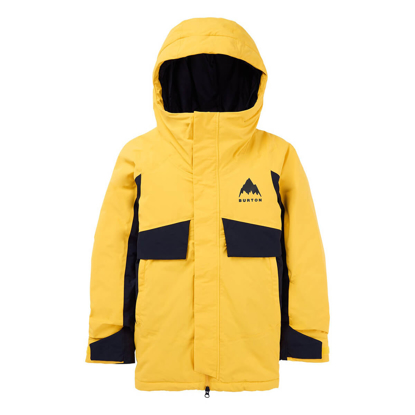 BURTON KIDS' ASCUTNEY 2L JACKET GOLDENROD / TRUE BLACK L