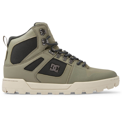 DC PURE HIGH-TOP WR BOOT GREEN/BLACK/WHITE 43