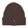 DC LABEL BEANIE PLUM TRUFFLE UNI