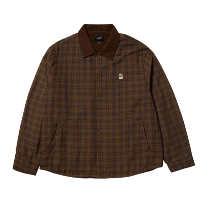 HUF WESTON FLEECE LINED SHACKET ESPRESSO L